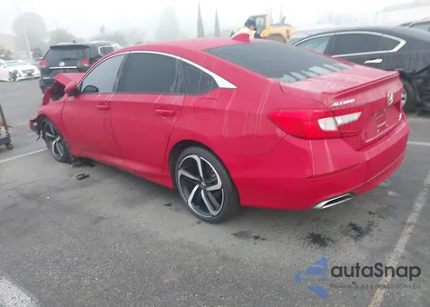 2018 Honda Accord Sport 2.0T из США, поврежденный, VIN 1HGCV2F39JA014262